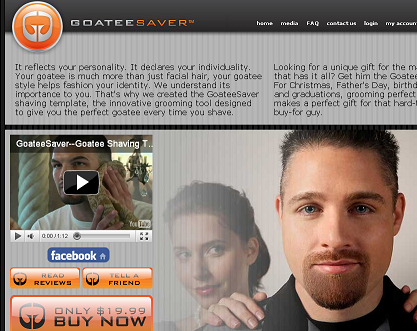 GoateeSaver Homepage